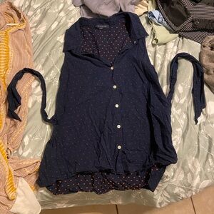 Tommy Hilfiger Navy Top with Red Accents